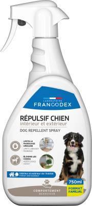 Répulsif d'extérieur et d'intérieur 750 ml Francodex pour chien