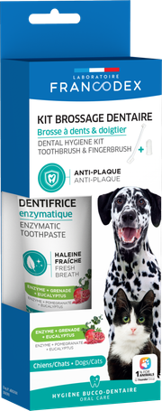 Kit brossage des dents pour chien Francodex