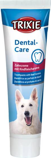 Dentifrice chien goût boeuf