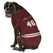 Tee shirt Baseball bordeaux 19XXS pour chien