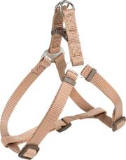 Harnais Premium One Touch caramel pour chien