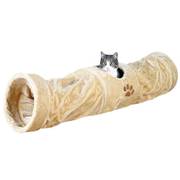 Tunnel Crunch peluche beige géant pour chat