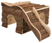 Maisonnette en bois pour rongeur et lapin nain