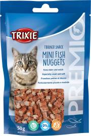 Friandise à l'herbe à chat Mini Fish Nuggets