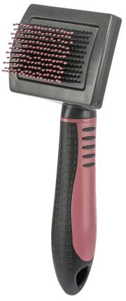 Brosse souple avec picots extra doux pour chien et chat