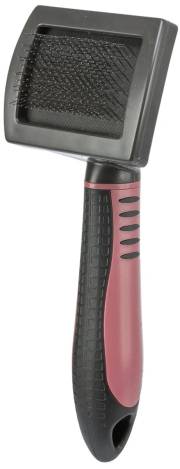 Brosse souple avec picots en métal pour chien et chat