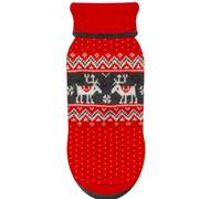 Milk & Pepper Pull Narvik rouge pour chien