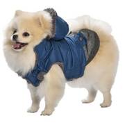 Manteau Lucky bleu pour chien Bobby