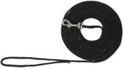 Longe de pistage noir pour chien et chat