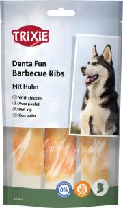3 Friandises Chicken Chewing Barbecue Ribs pour chiot