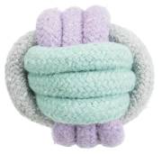 Balle en corde multicolore pour chien