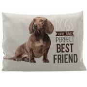 Coussin Chipo en Jacquard Teckel