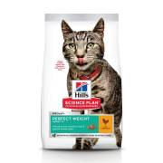 Hill's Science Plan croquettes Feline Adult Perfect Weight Poulet pour Chat - 2.5 kg