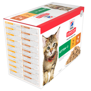 Hill's Science Plan sachet humide chaton Multipack Poulet & Dinde