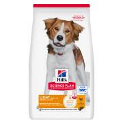 Hill's Science Plan croquettes Adult Light Medium Poulet pour Chien