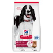 Hill's Science Plan croquettes Adult Medium Agneau & Riz pour Chien