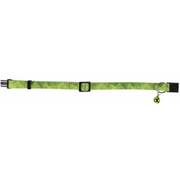 Collier géométrique vert pour chat