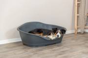 Panier plastique indestructible pour petit chien 56×41 cm