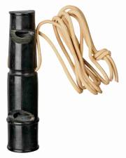 Sifflet en corne de buffle pour chien