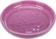 Gamelle plate en céramique pour chat
