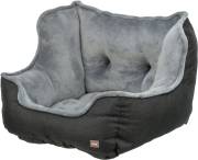 Siège de voiture ultra-confort gris pour chien