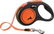 FLEXI Laisse enrouleur pour chien sangle