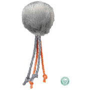 Balle avec ficelle et clochette ø 4 cm pour chat