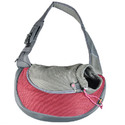 Sac de transport ventral Bordeaux pour chien et chat