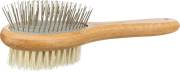 Brosse double face en bambou pour chaton
