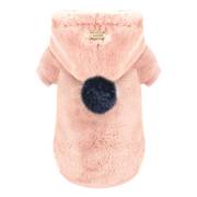 Milk & Pepper Sweat en fourrure rose IRINA pour chien