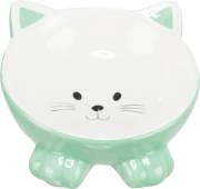Gamelle chat en céramique surélevée