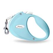 FLEXI Laisse sangle chiot bleue