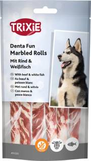 Friandise Denta Fun au boeuf et poisson pour Chien