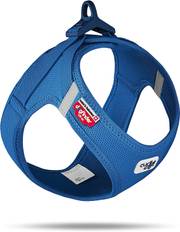 Curli harnais à boucle Air-Mesh bleu pour Chien