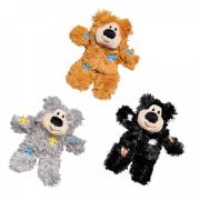 KONG Peluche Softies Patchwork Bear Assorted pour Chat