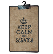 Tapis griffoir rectangle chat et chaton 60x38 cm
