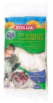 Lit douillet blanc pour hamster