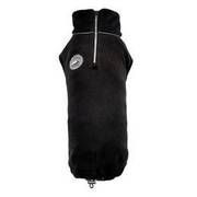 Pull en polaire noir pour chien