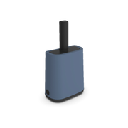 Pelle de toilette avec support bleu horizon pour chat