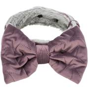 Collier nœud papillon velours pour chien