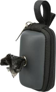 Distributeur de sac à crotte design en cuir pour chien