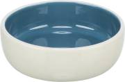 Gamelle en céramique intérieur bleu ⌀13 cm pour chat