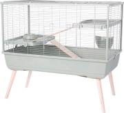 Cage lapin sur pied 100 cm, 3 étages
