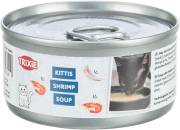 Soupe pour chat, santé des reins préservée, crevettes