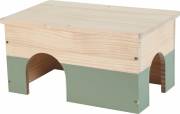 Maisonnette bois pour lapin nain