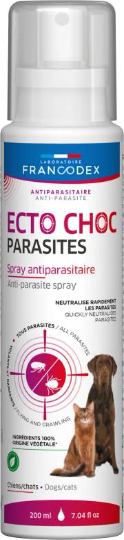 Spray antiparasitaire chien&chat Ectochoc 200 ml Francodex