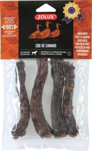 Friandise cou de canard 150 g sans conservateurs ni additifs 100 % naturel pour Chien