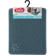 Tapis antidérapant bleu pour bac de toilette pour chat