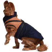 Manteau avec harnais intégré Balade bleu nuit pour chien