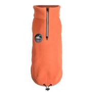 Pull en polaire orange pour chien